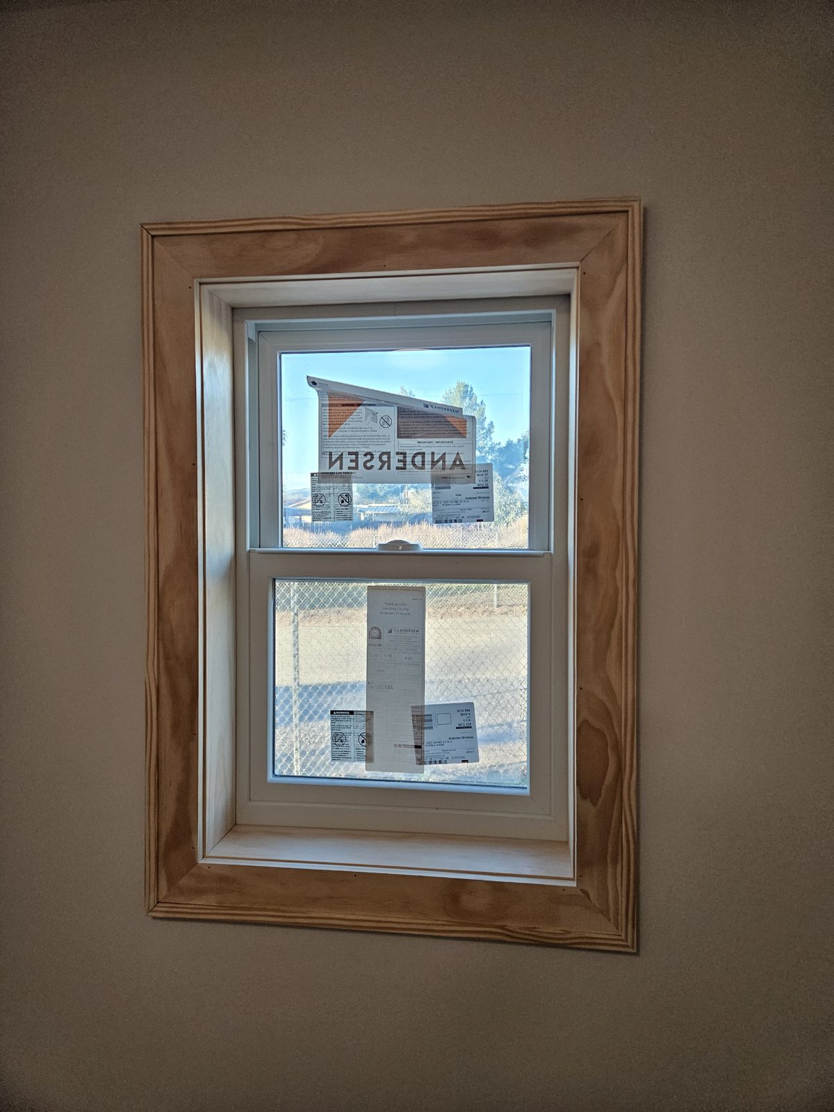 Custom exterior window wrap and trim